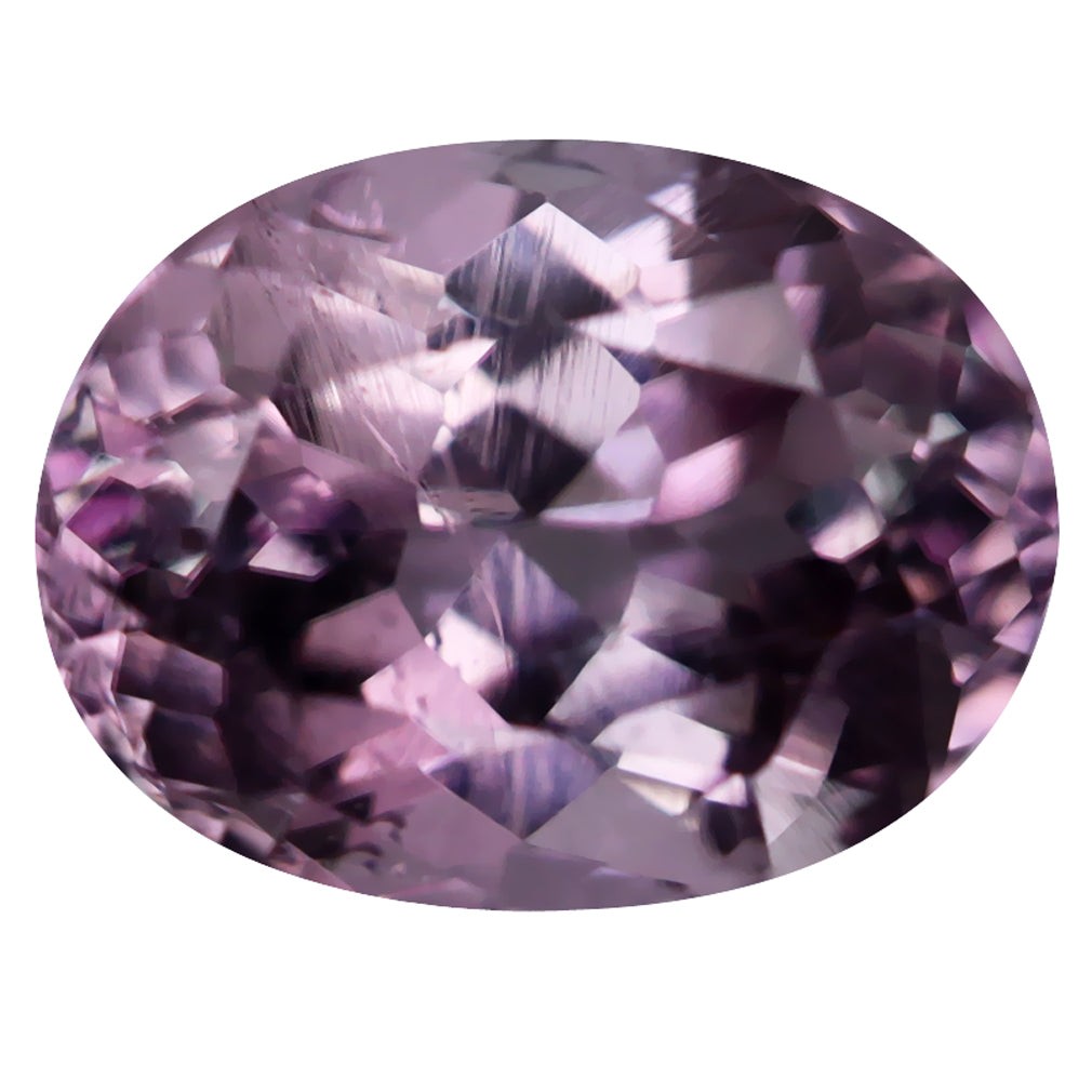 3.10 ct WORLD CLASS OVAL CUT (9.56 x 7.21 mm) (UN-HEATED) PINK DIASPORE