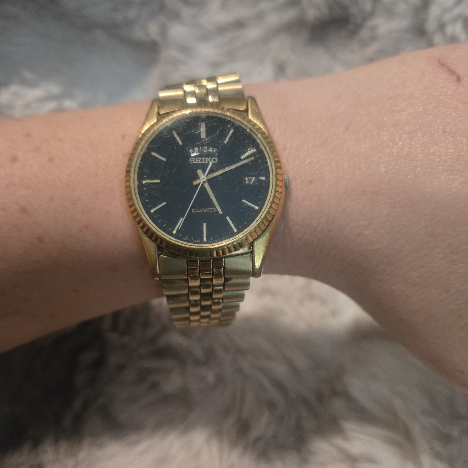 Vintage Seiko Watch 7N43-8111 “Presidential” Model