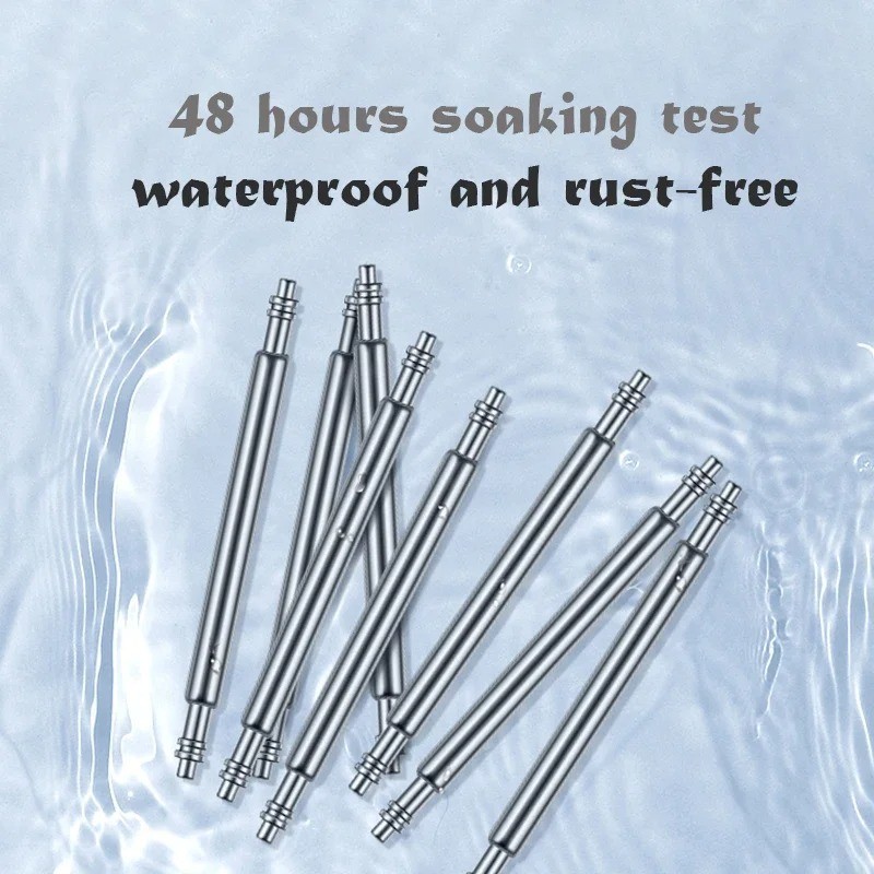 10 pcs Watch Spring Bar Pins Watchband Stainless Steel -Diameter 1.5mm or 1.8mm