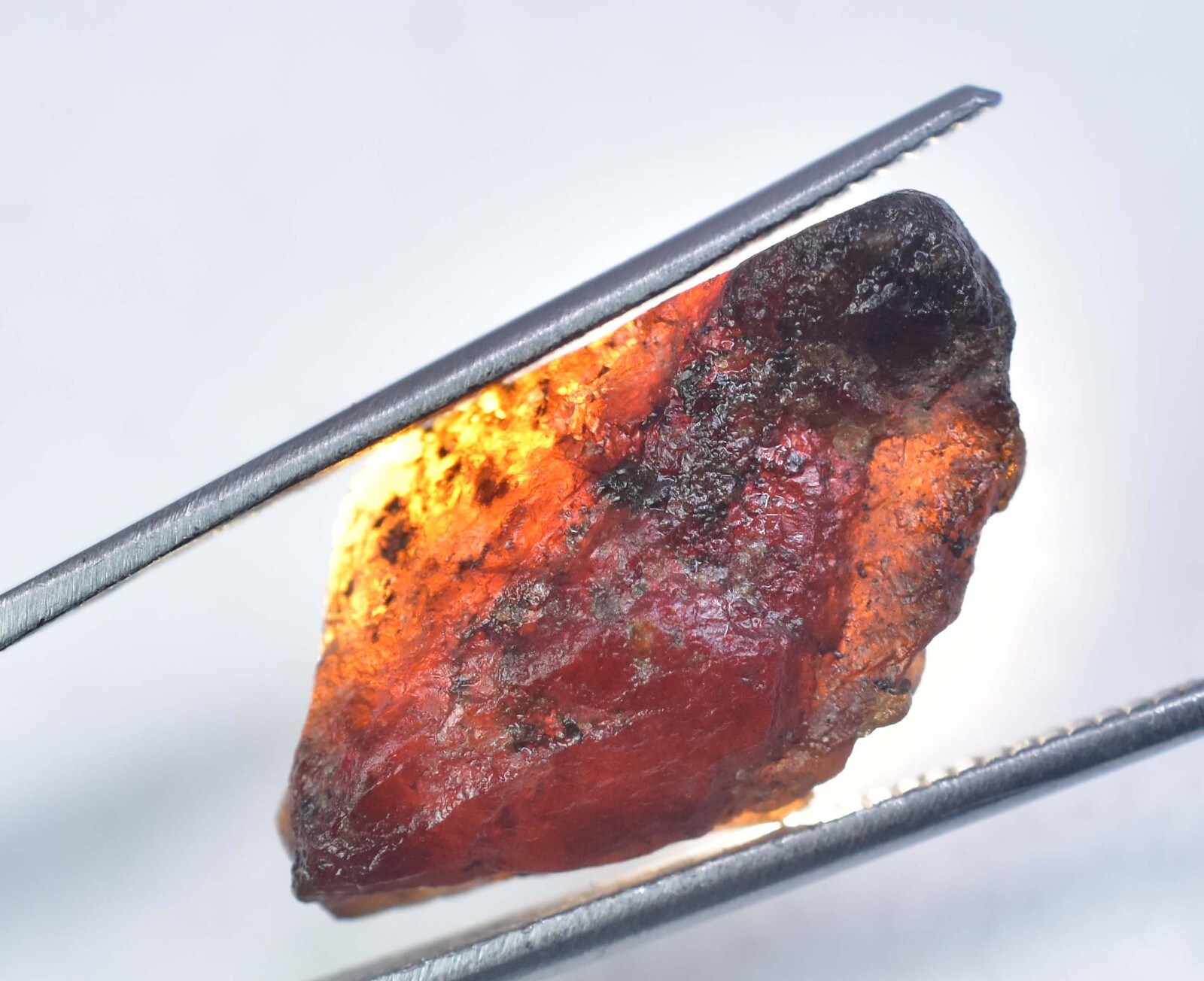 21.25 Ct Natural Hessonite Orange Garnet Certified Untreated Facet Loose Rough