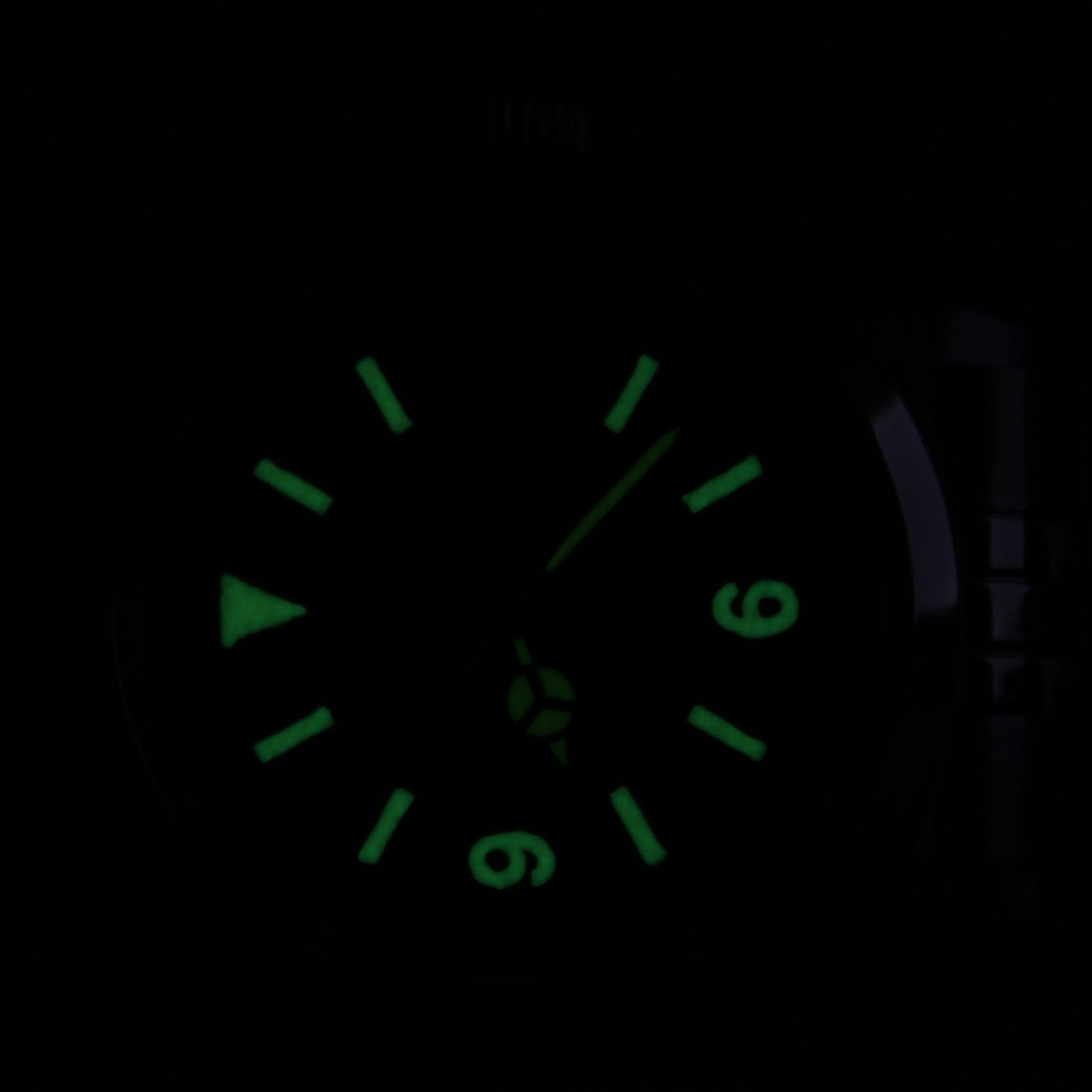 Vintage Rolex Oysterdate Precision Green Dial 34mm Men Steel Watch Ref 6694