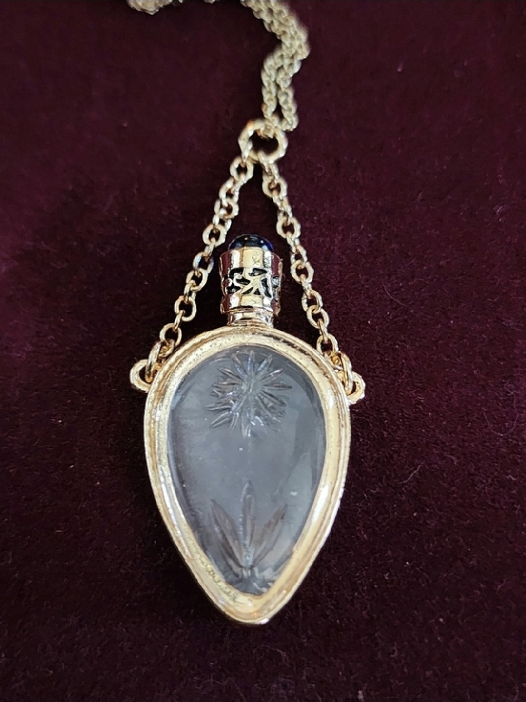 Camphor Style Glass Bottle Lariat Necklace Co