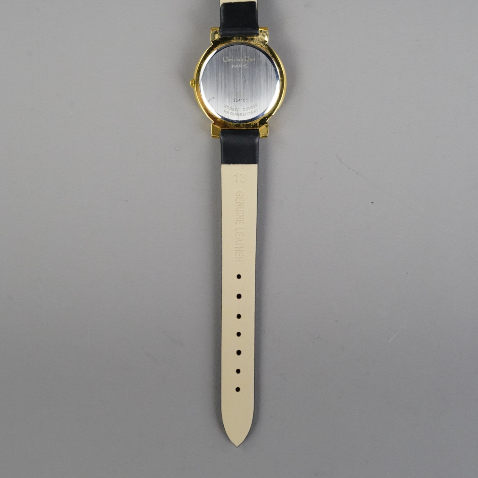 Christian Dior Vintage Unisex Watch 45.125 Gold 32mm New Battery New Band