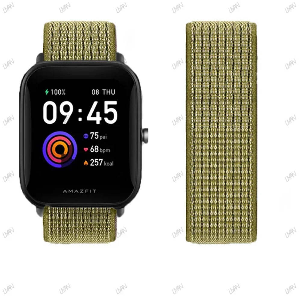 20mm/22mm watch band For Amazfit GTR/GTS 4-3-2-2e/GTR 42mm-47mm/bip-U-S-lite Nyl