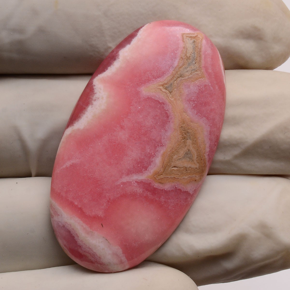 50.00 Cts Natural Desginer Rhodochrosite 42mmx24mm Oval Cabochon Loose Gemstone