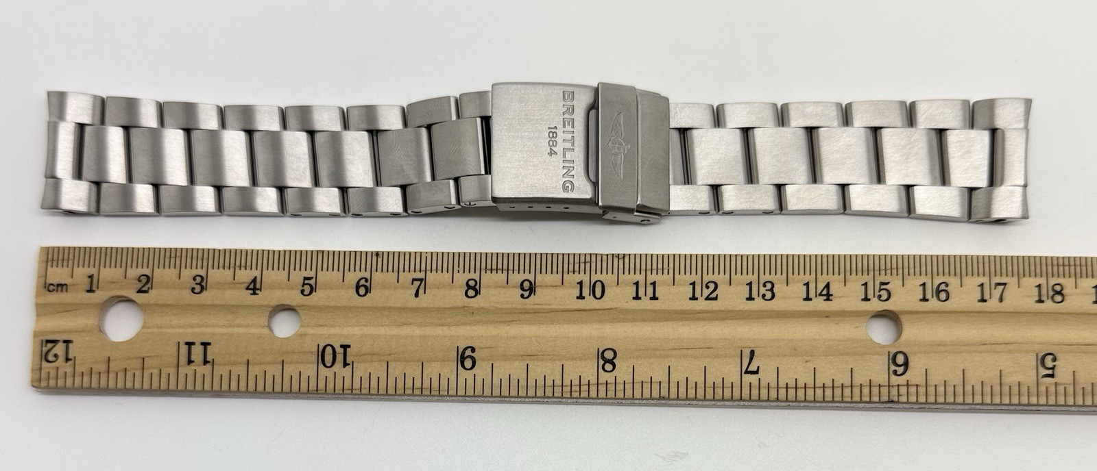 Breitling Colt 173A 22mm Brushed Stainless Steel Watch Bracelet Authentic OEM