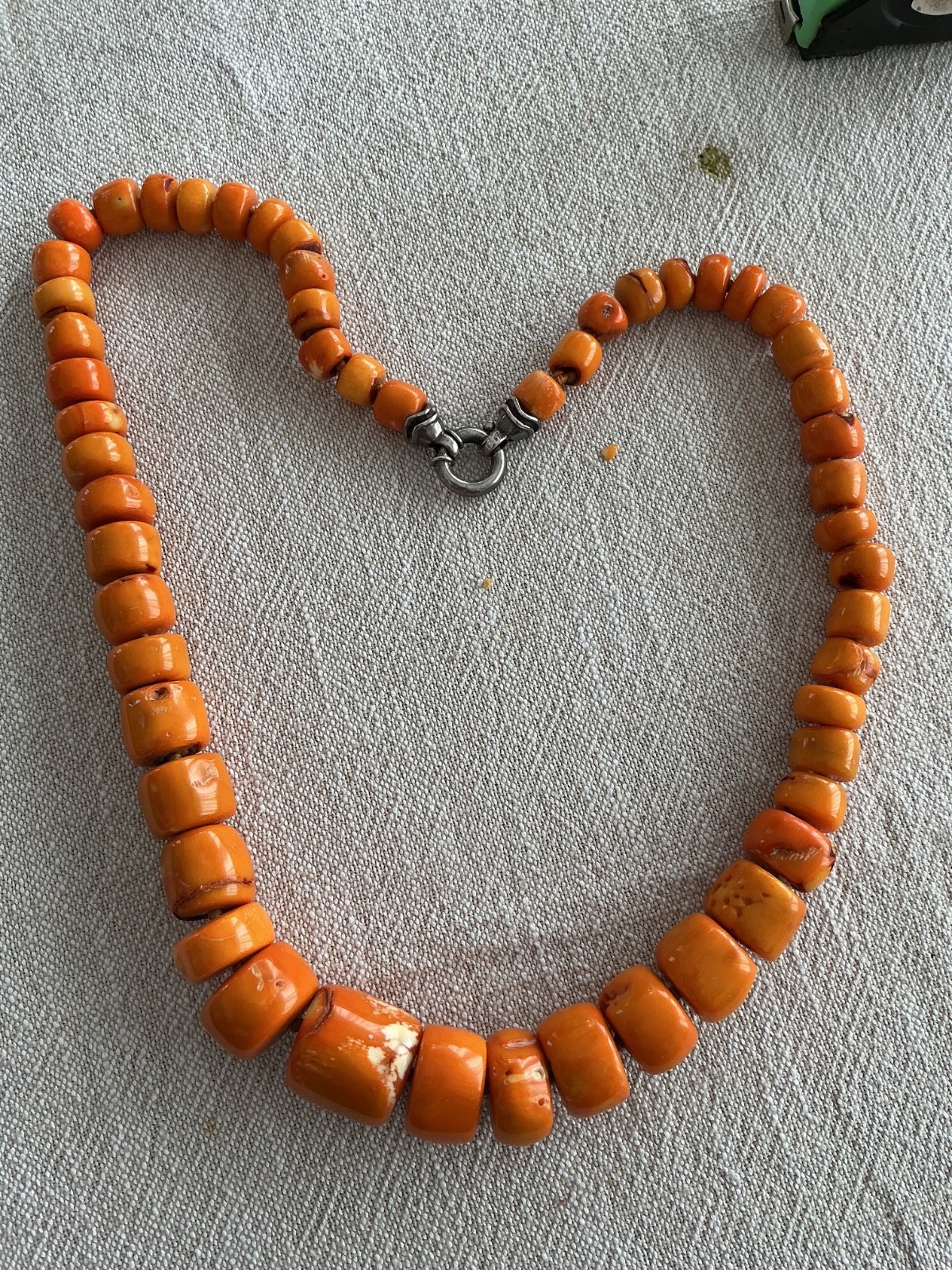 Solid Tibetan Coral Necklace