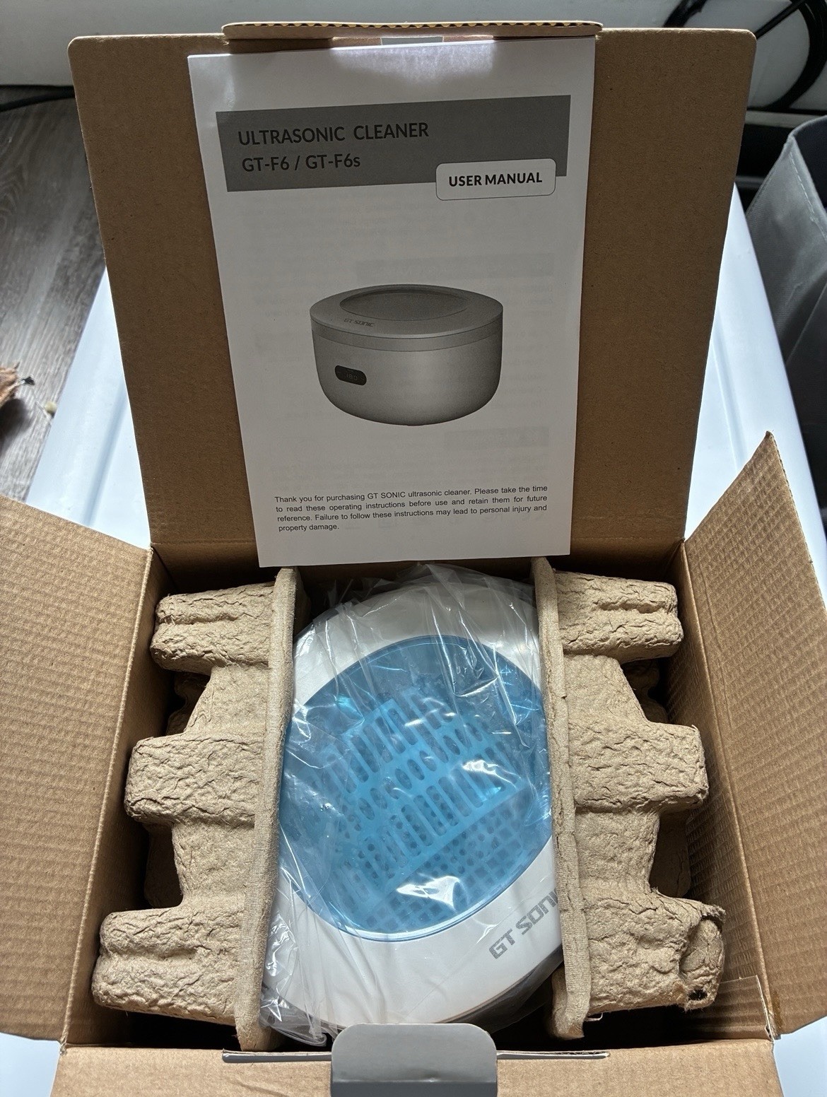 ULTRASONIC CLEANER, Multi-use, GT Sonic GT-F6 Ultrasonic Jewelry Cleaner 750ml.