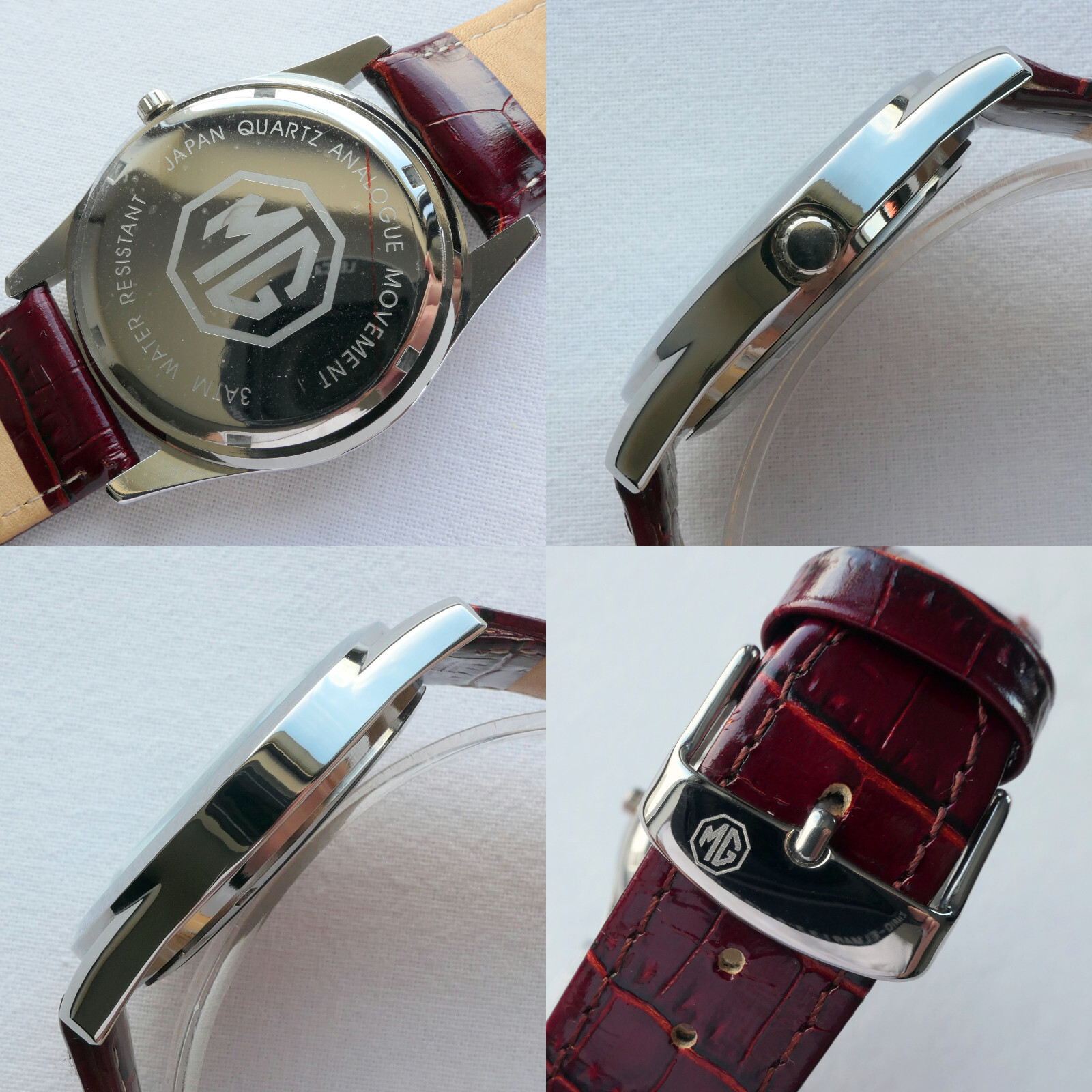 MG Morris Garages BMC MGA MGB Classic Aviator Driver Sport Car Accessory Watch