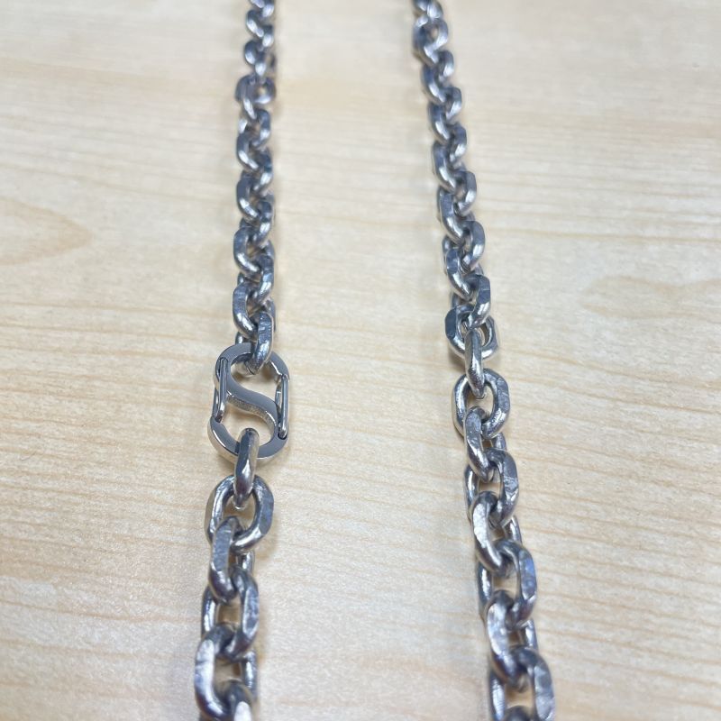 7mm TA1 Pure Titanium Necklace Ice Crystal Titanium Angle Chain Anti Allergic