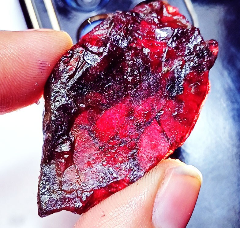 Natural Red Painite Rough 100.70+ Ct Certified Loose Gemstone With Free Gift