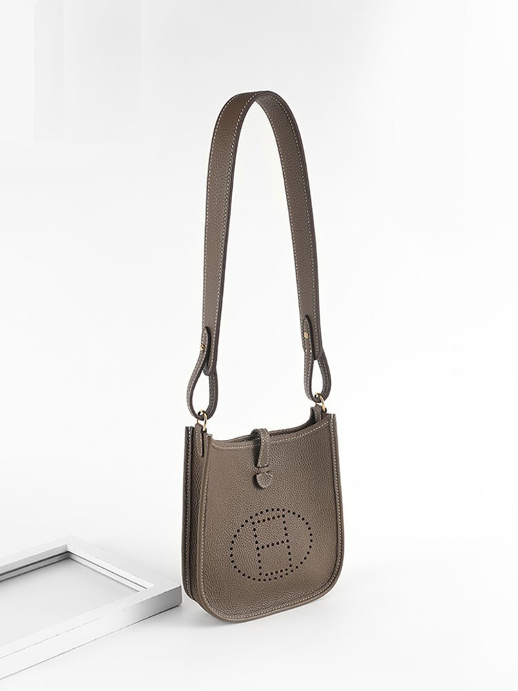 Real Leather Handle Shoulder Strap Replacement For Evelyn TPM/PM/GM/TGM