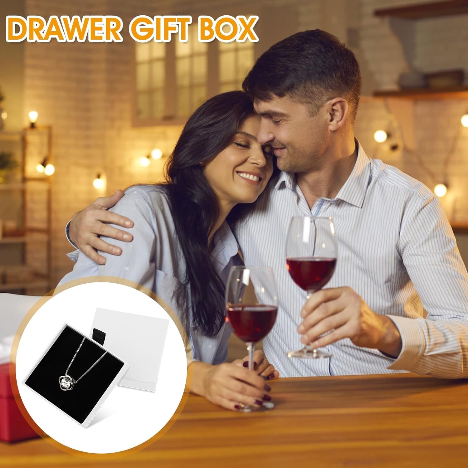 2Pcs Jewelry Gift Box Bracelet Gift Boxes Cardboard Jewelry Box