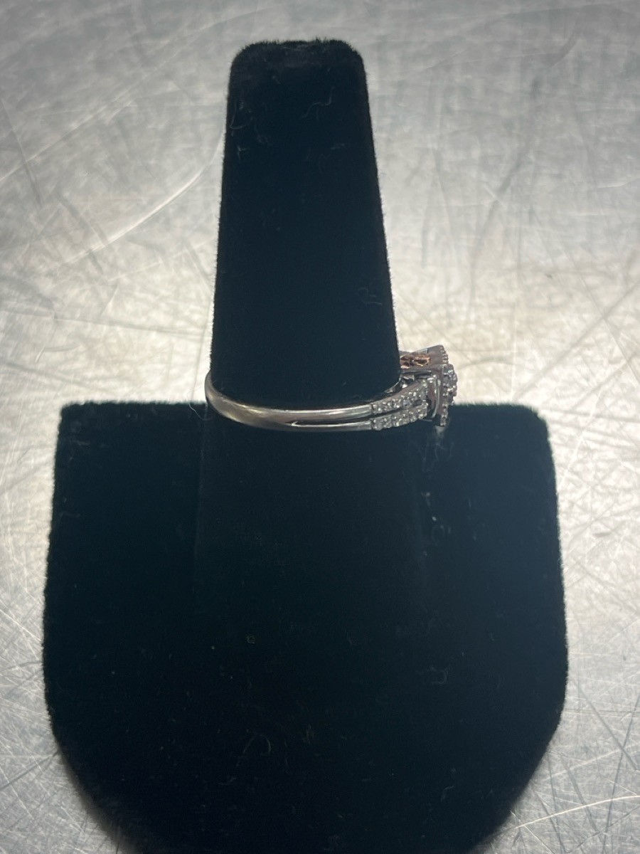 Used Engagement Ring 47 Diamond .54crt 10K White Gold 3.29g Sz 6.75 (QUC024546)