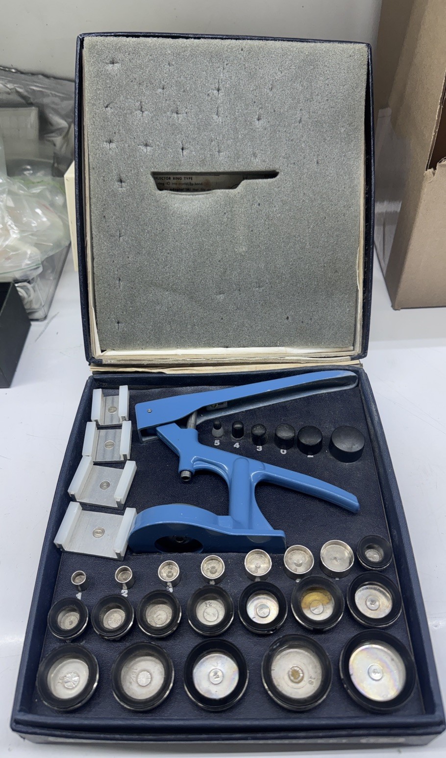 G-S Germanow-Simon Mach. Co. Flexo Crystals Inserting Hand Press Model HP-5