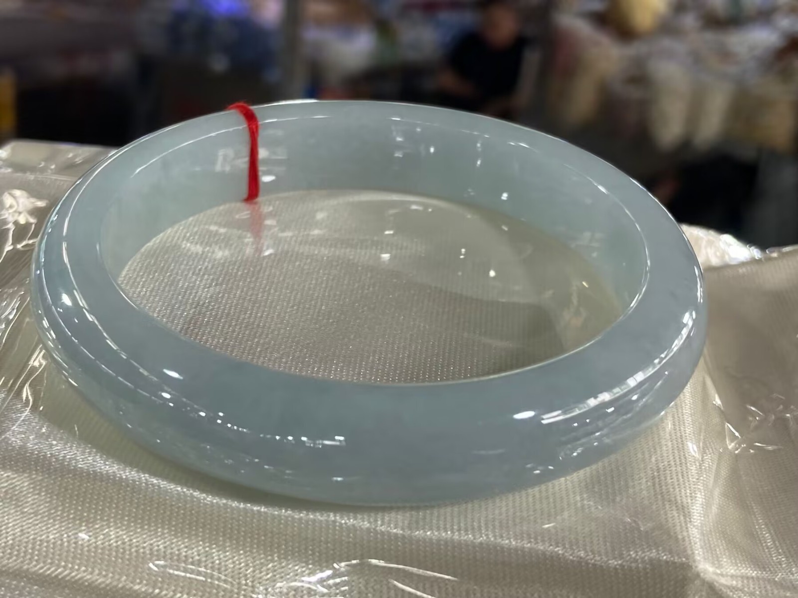 Certified Nature Grade A Emerald green Burmese Jade jadeite bangle 56mm
