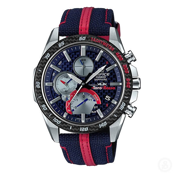 CASIO EDIFICE x Scuderia Toro Rosso F1 Motorsports Bluetooth Watch EQB-1000TR-2A