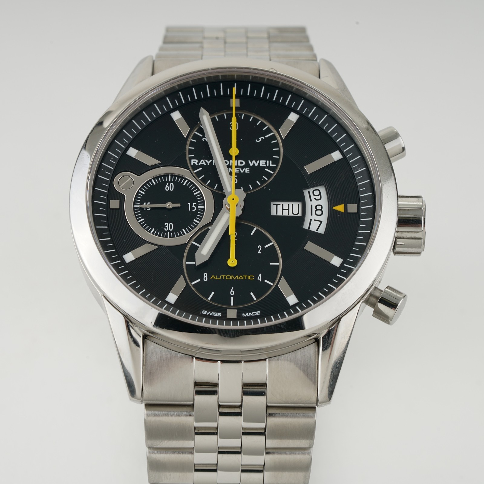 Raymond Weil Freelancer Chronograph Day Date 42mm 7730-STC-20101 Circa 2017