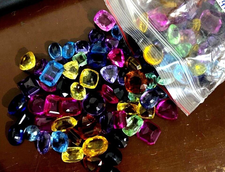 Natural 120 Ct Ceylon Multi Color Sapphire Lot Mix Cut Loose Gemstone Lot