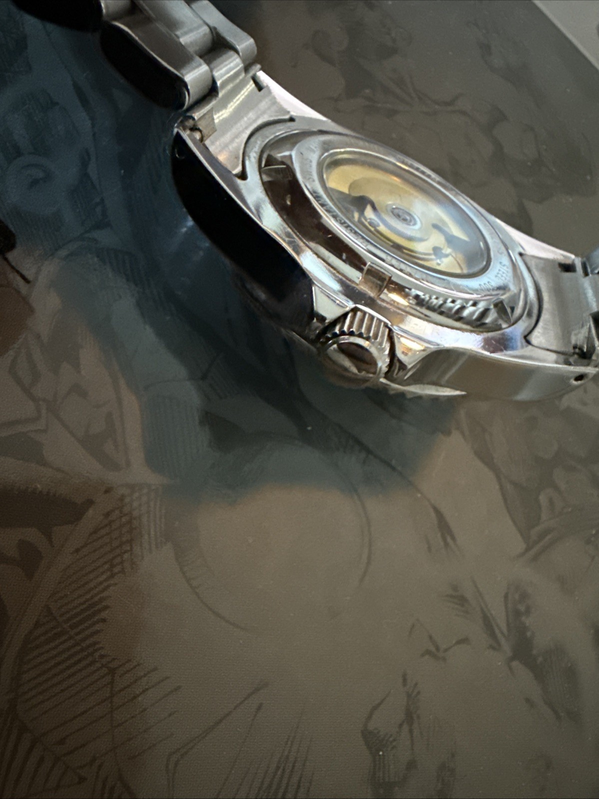 Oniss Swiss Automatic Ref. #ON477M 25 Jewels 300M/660Ft Silver Dial Mens
