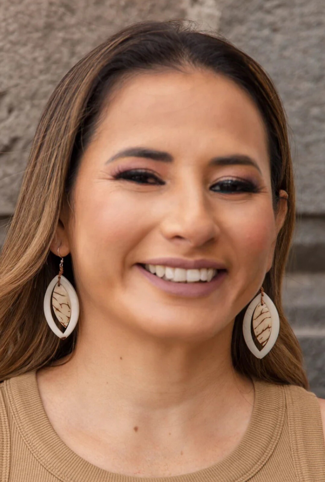 Fair Trade Tagua Nut Organic Earrings Jewelry (Sustainable & Eco-Friendly)