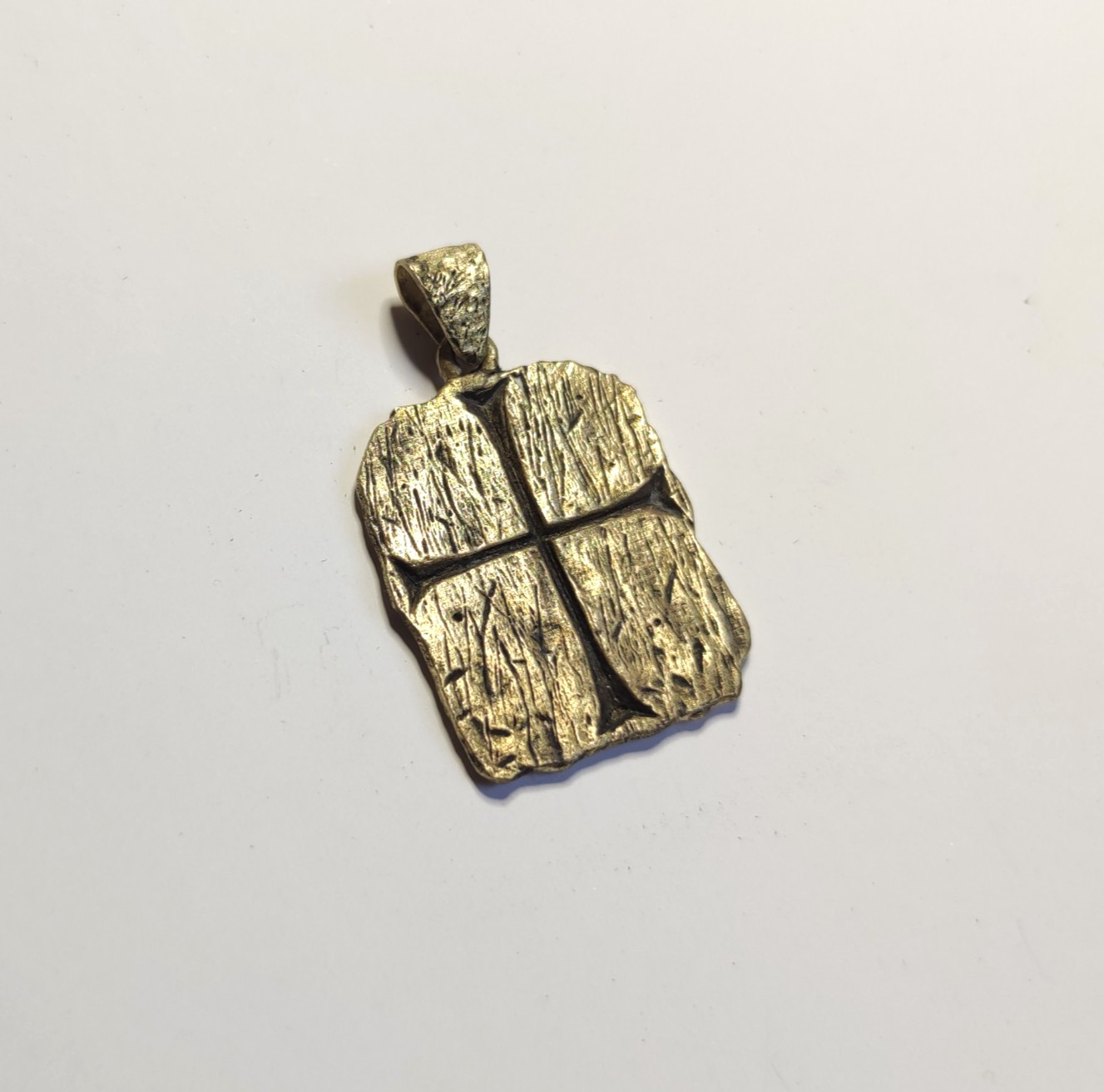 Templar Cross Pendant Handmade Men Jewelry Birthday Gift