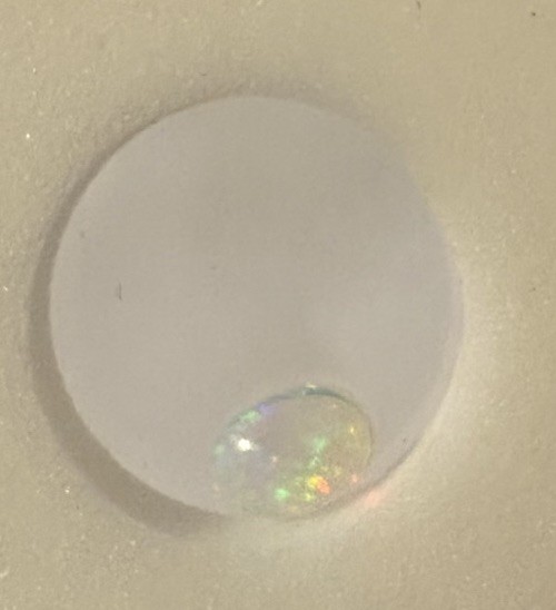 International Numismatic Bureau Ethiopian Opal Multicolor Cabochon 5x7mm