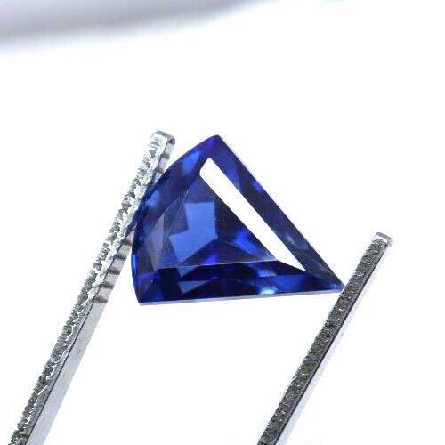 Natural Ceylon Blue Sapphire 38 Ct Fancy Cut Certified Loose Gemstone