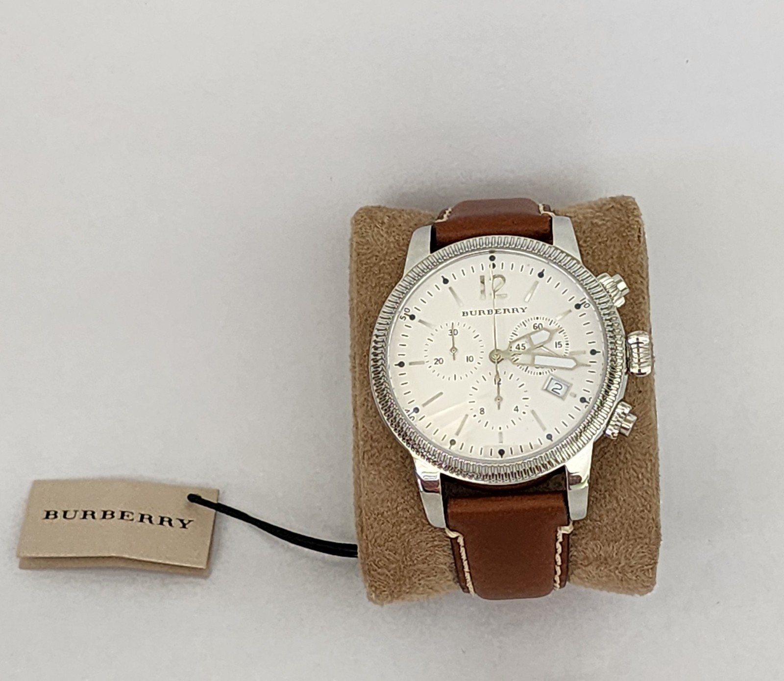 $695 Brand New Burberry Men Watch Chronograph BU7817 “The Utilitarian” 42 mm