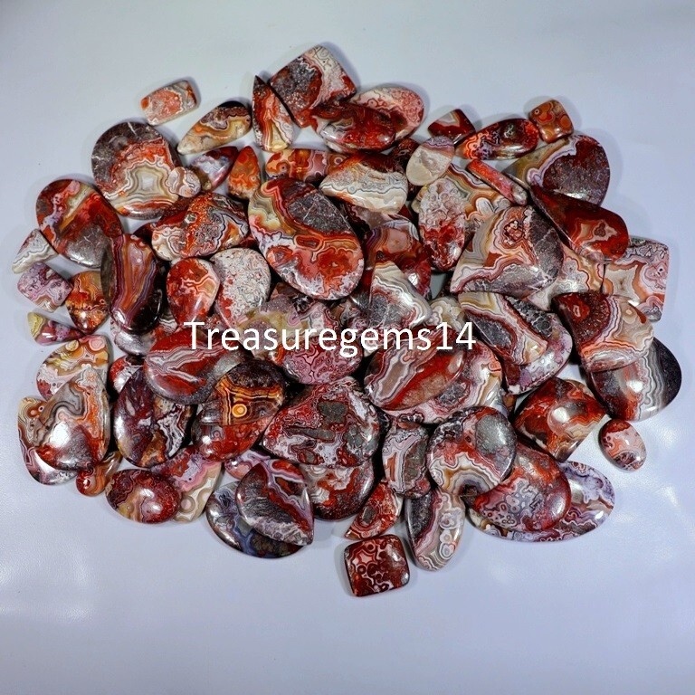 250 Crt WHOLESALE LOT CRAZY LACE AGATE CABOCHON GEMSTONE AAAA