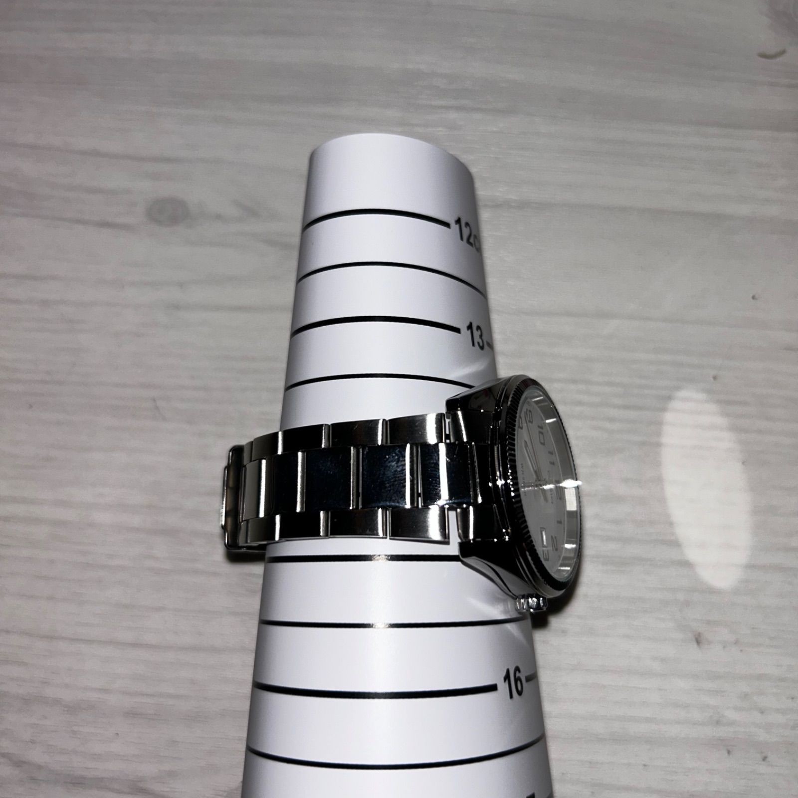 CASIO Standard MTP 1302D 7BJF Analog Metal Watch Silver x White from Japan