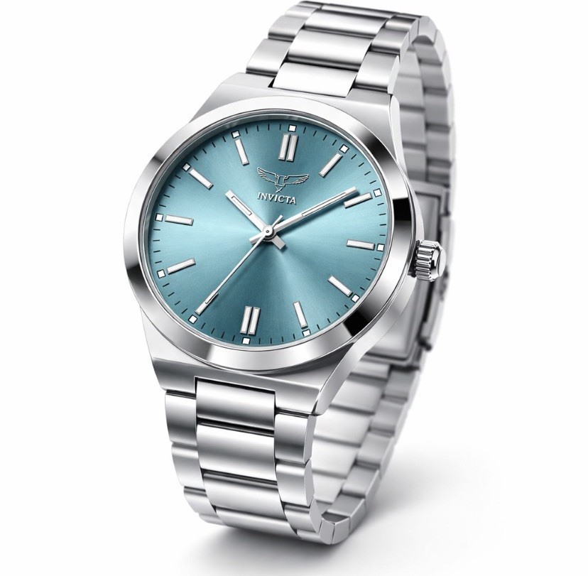 Invicta Celestial I Women’s Quartz Watch 35mm Blue Dial Steel Bracelet 30m