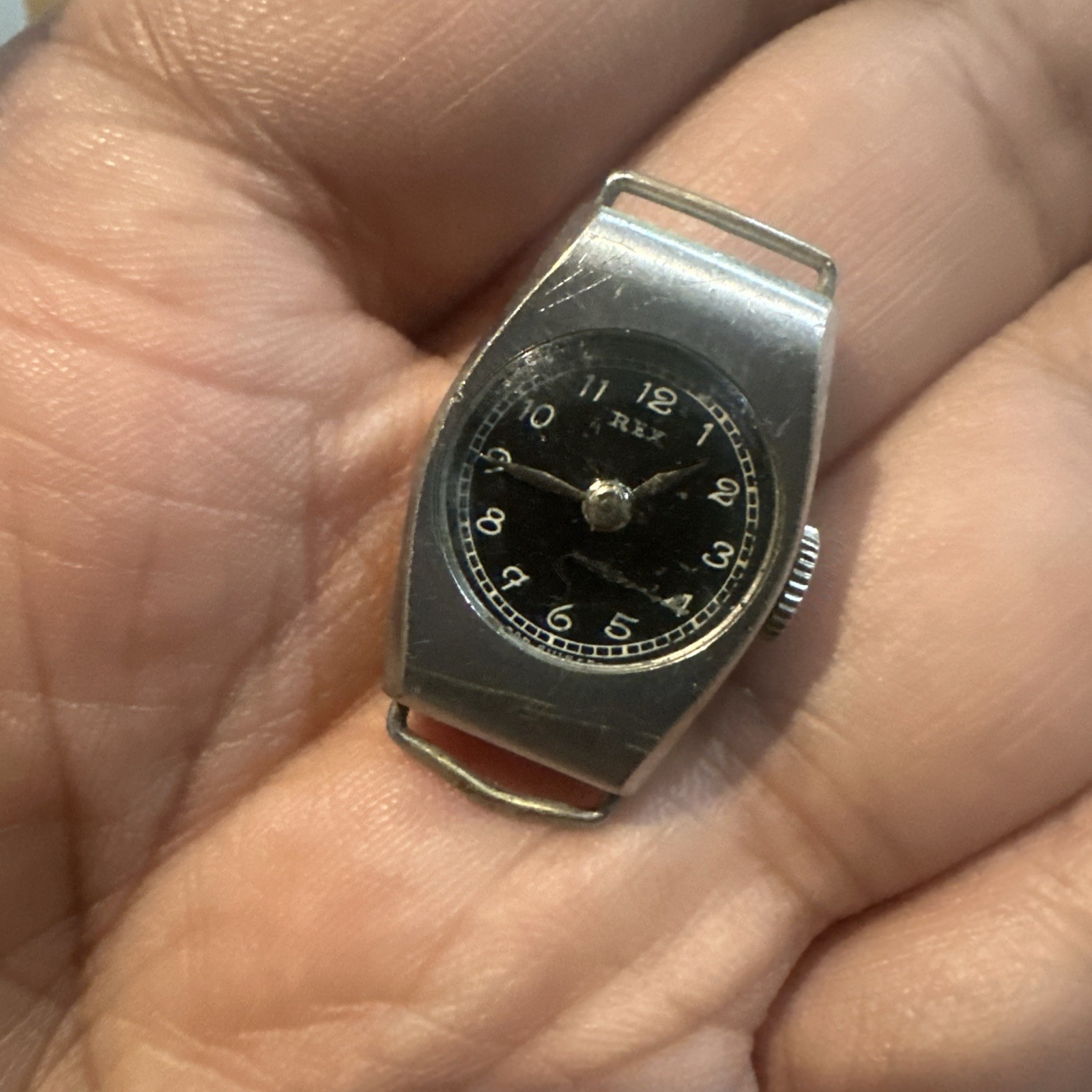 Vintage 1930s Rex Manual Wind Ladies Watch 15.4mm Civitas Movement 15J – Repair