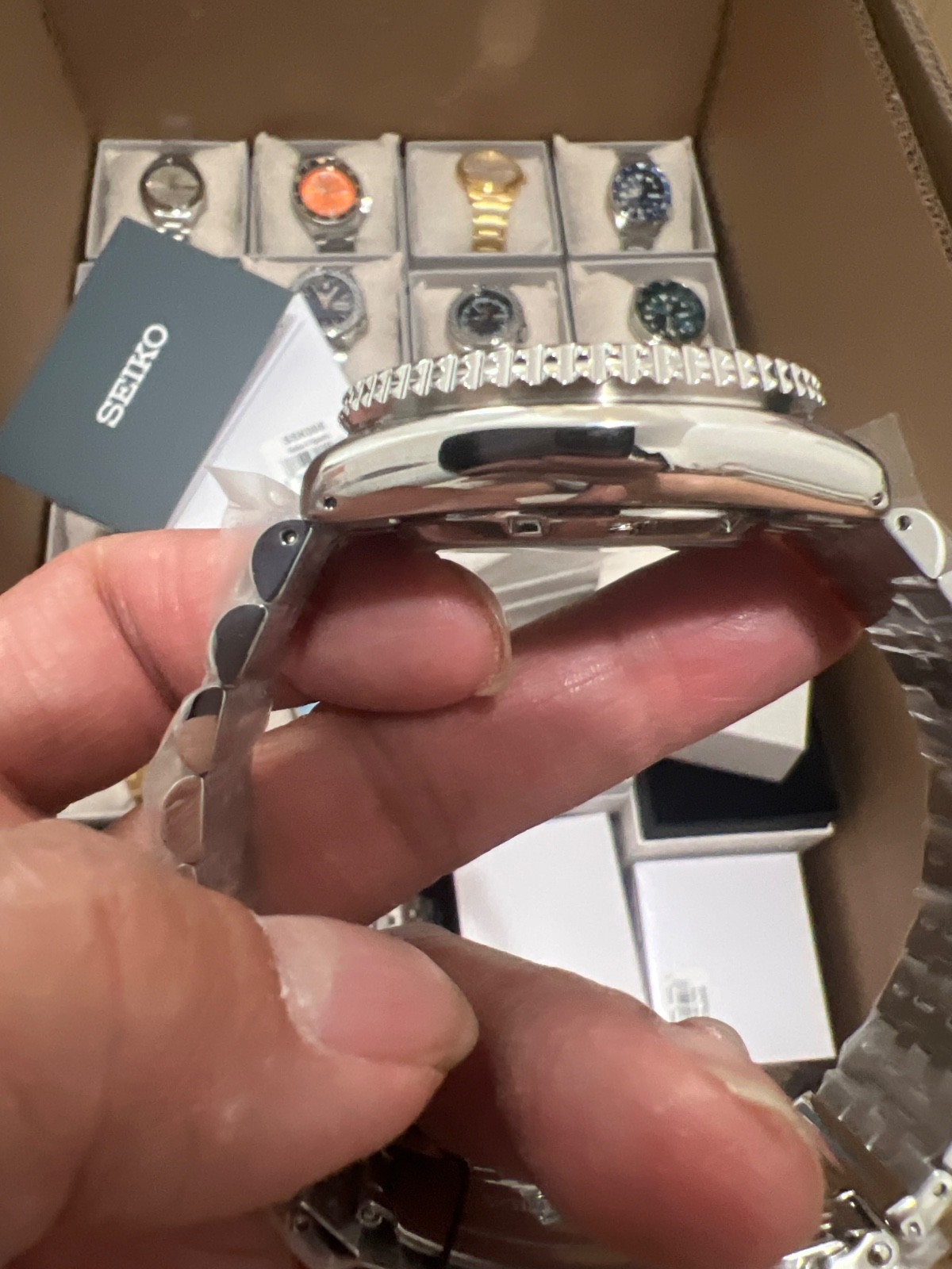 Seiko authentic ❤️5 Sports Orange Men’s Watch🔥SSK005K1