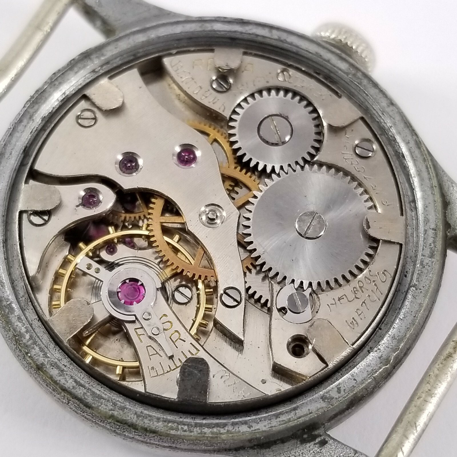 Rare 34mm 1940’s Recta German Military Watch, PQ+ Dial, Needs Servicing
