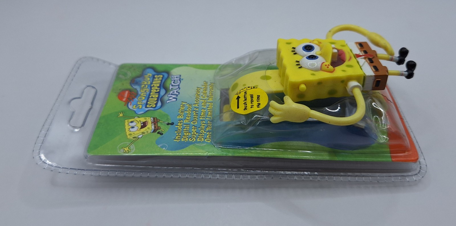 Spongebob Squarepants Kids Watch 2002 Clicks Viacom Nickelodeon Vintage NEW/NOS
