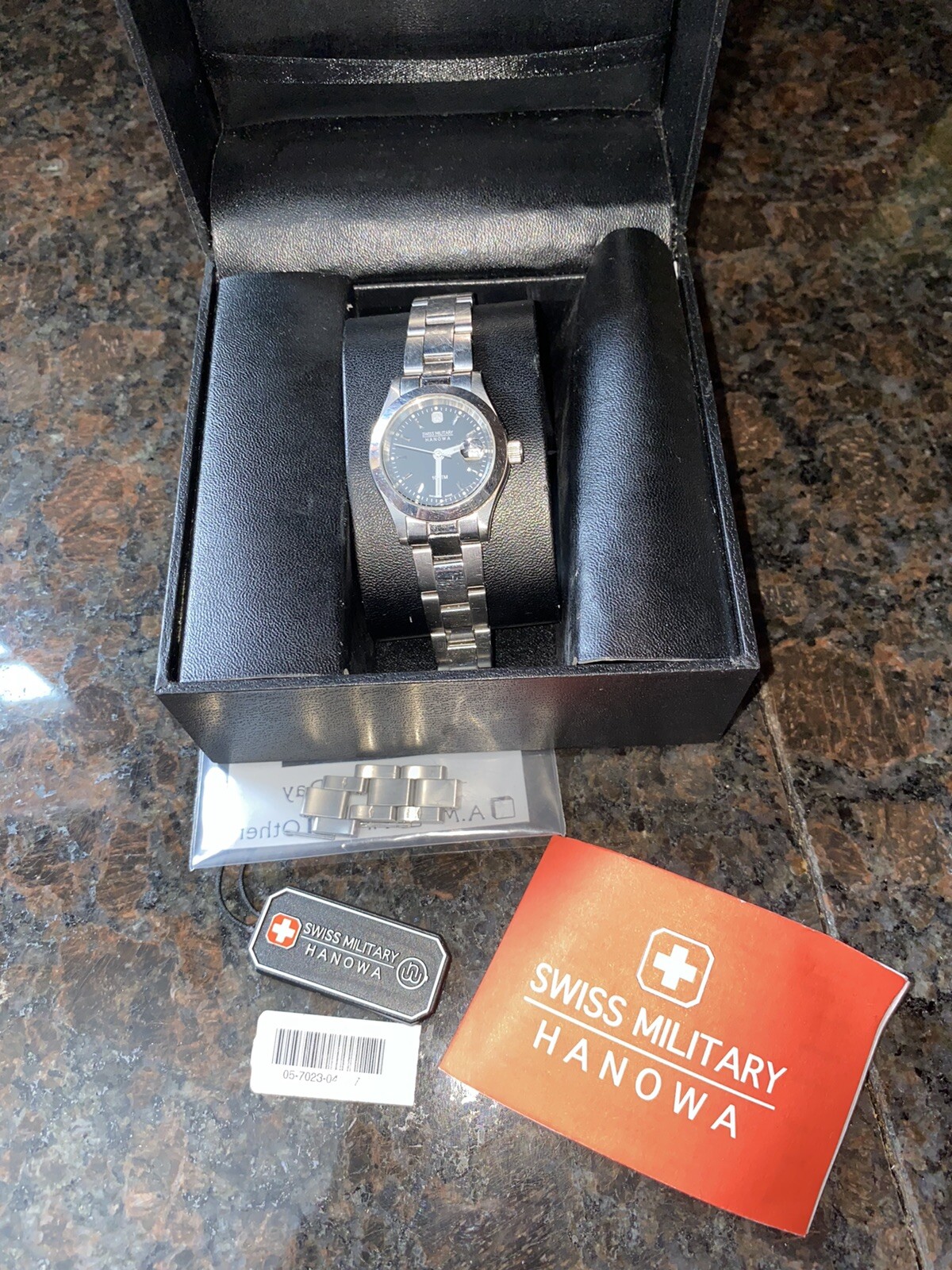 Hanowa Ladies Swiss Military Freedom Watch 5-7023 Broken For Parts or Repair