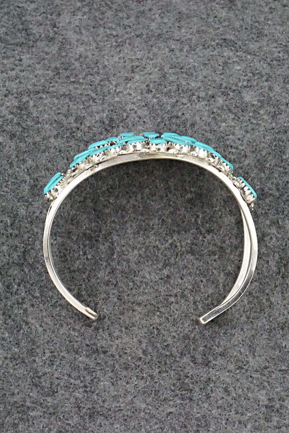 Turquoise & Sterling Silver Bracelet – Evangeline Tsabetsaye