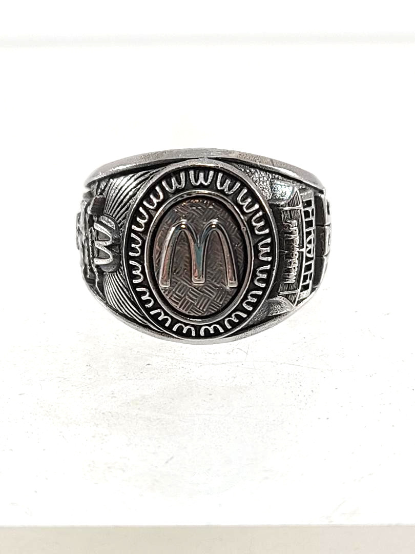 1970’s McDonald’s Balfour Stainless Steel Service Ring Woman’s QSC