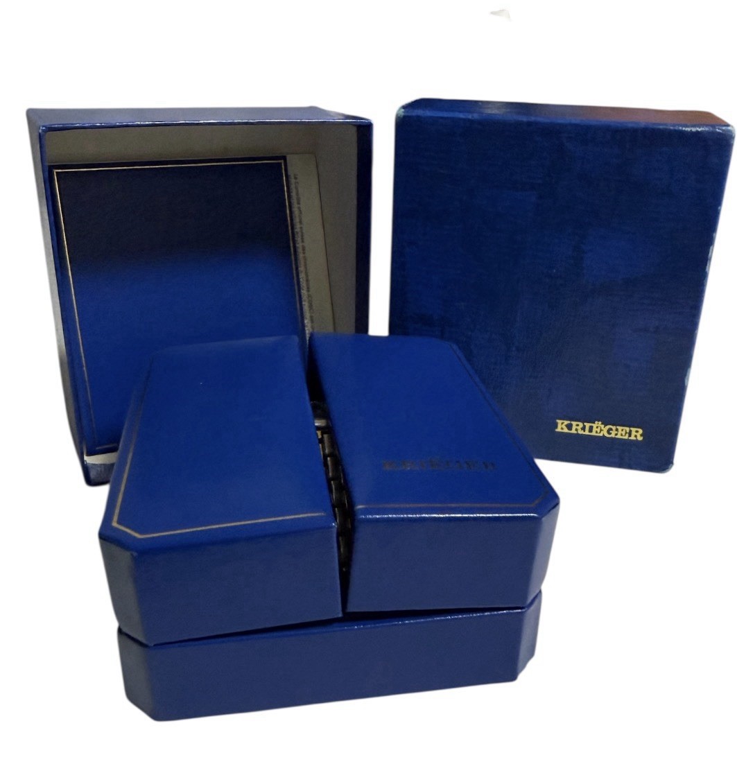 Krieger Quartz Chronometer Watch #4001315 with Box & Certificates