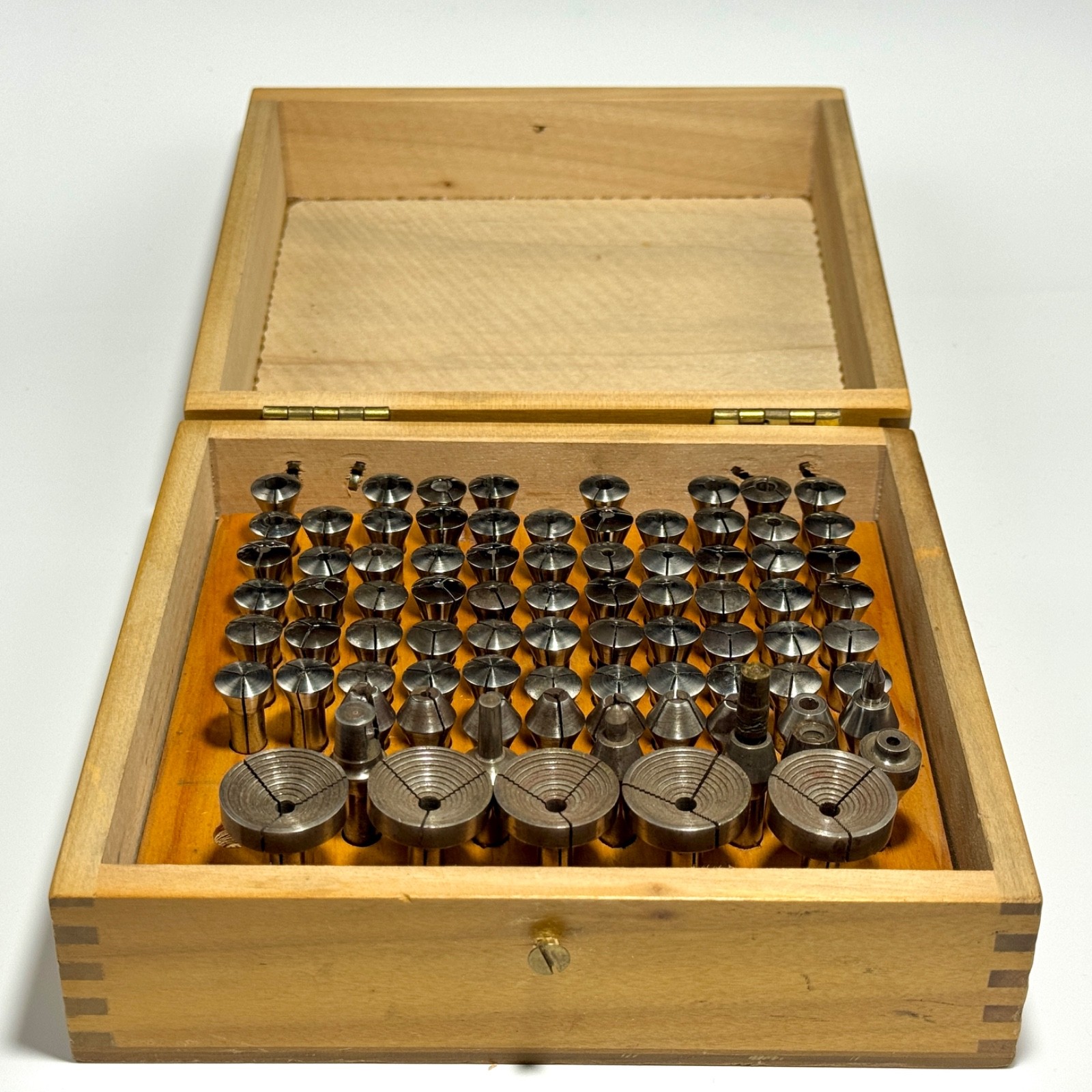 Collectors Dream Rivett (USA) 2C Watchmaker Lathe 82 Collets & Rivett Compound