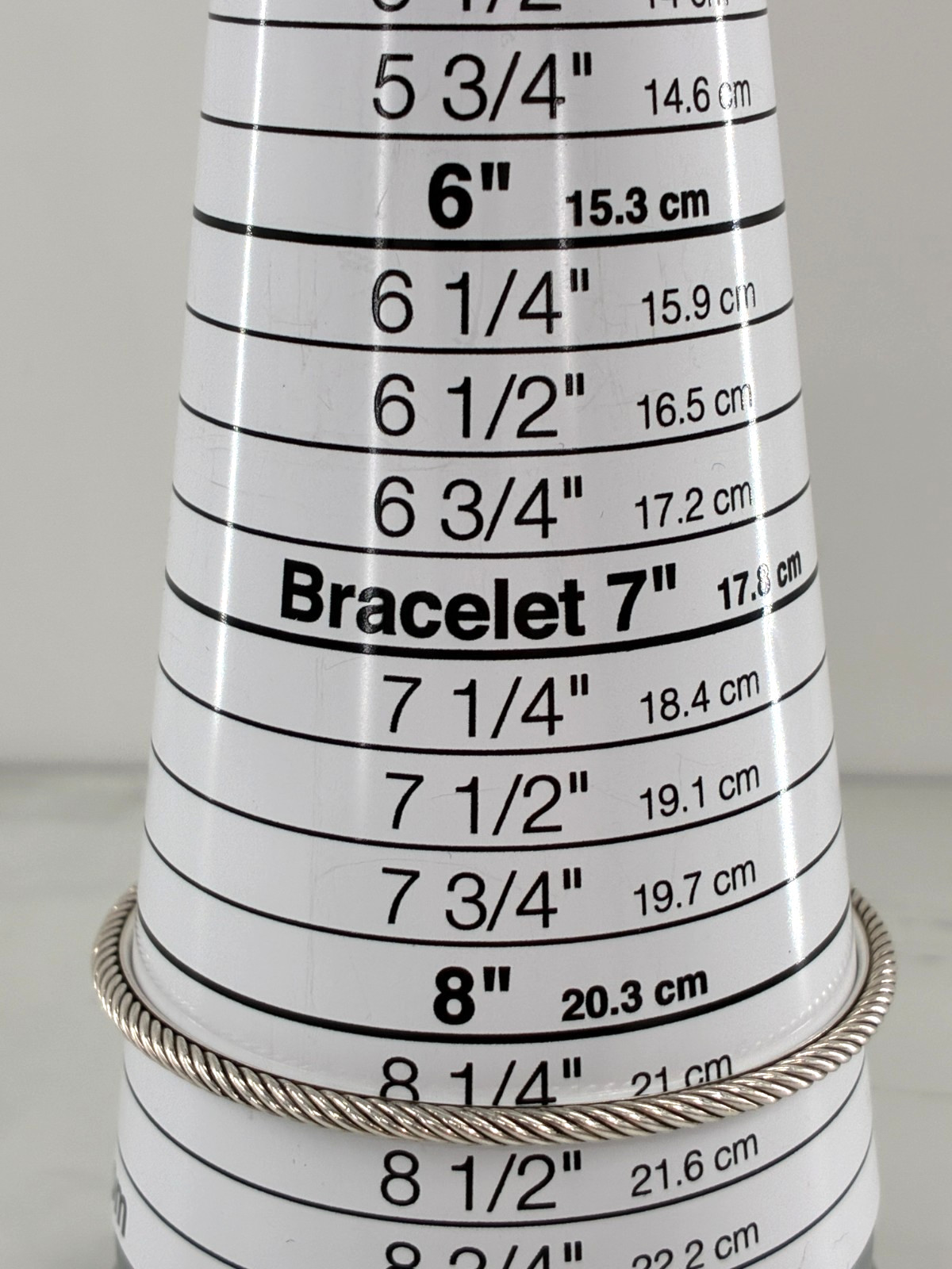 David Yurman Cable Classics Bangle Bracelet Sterling Silver DY 925 Fits 8.25 in