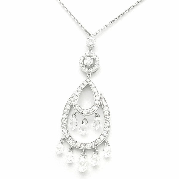 Boucheron Cina Pampilles Pendant Diamond 750WG P0054009