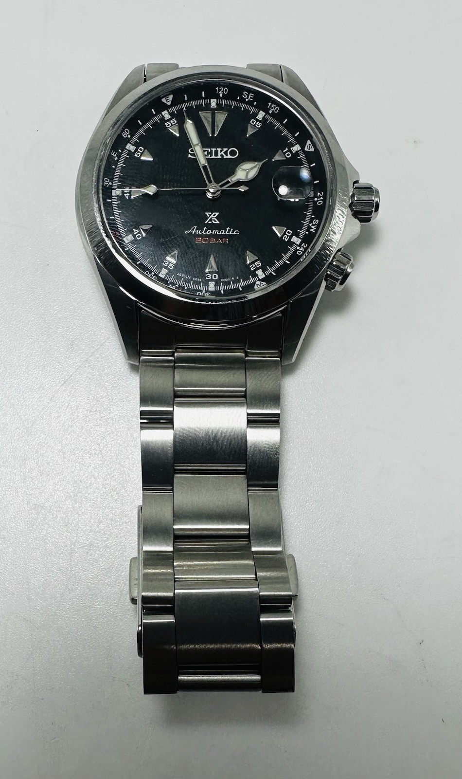 Seiko Prospex Alpinist Black Dial Bracelet Watch
