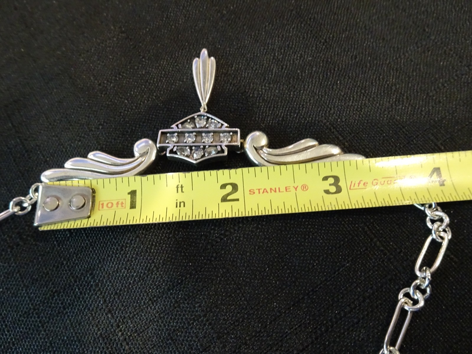 # 785-STERLING SILVER ANGEL WING PENDANT ON STERLING NECKLACE-925–18 INCH-