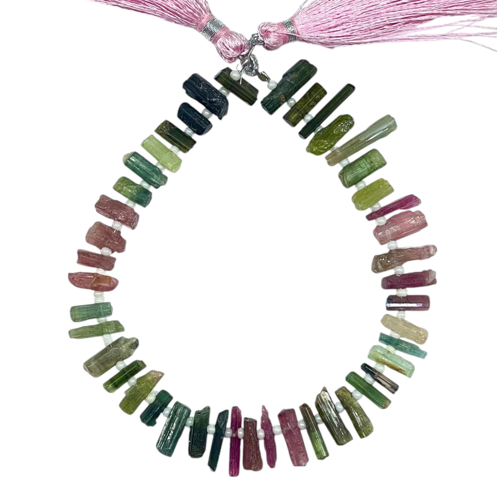 Natural Tourmaline 8-16mm Multi Color Drilled Rough Stick Loose Gemstones Lot