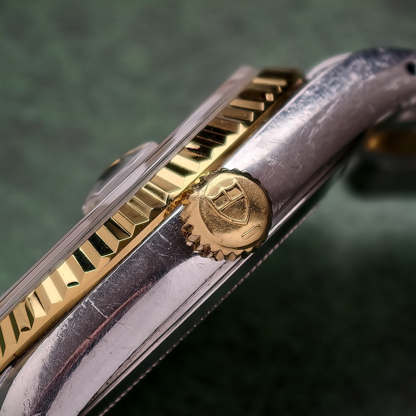 Tudor White Dial Prince 76213 Date Men’sWatch Automatic 36mm Gilding Roman Scale