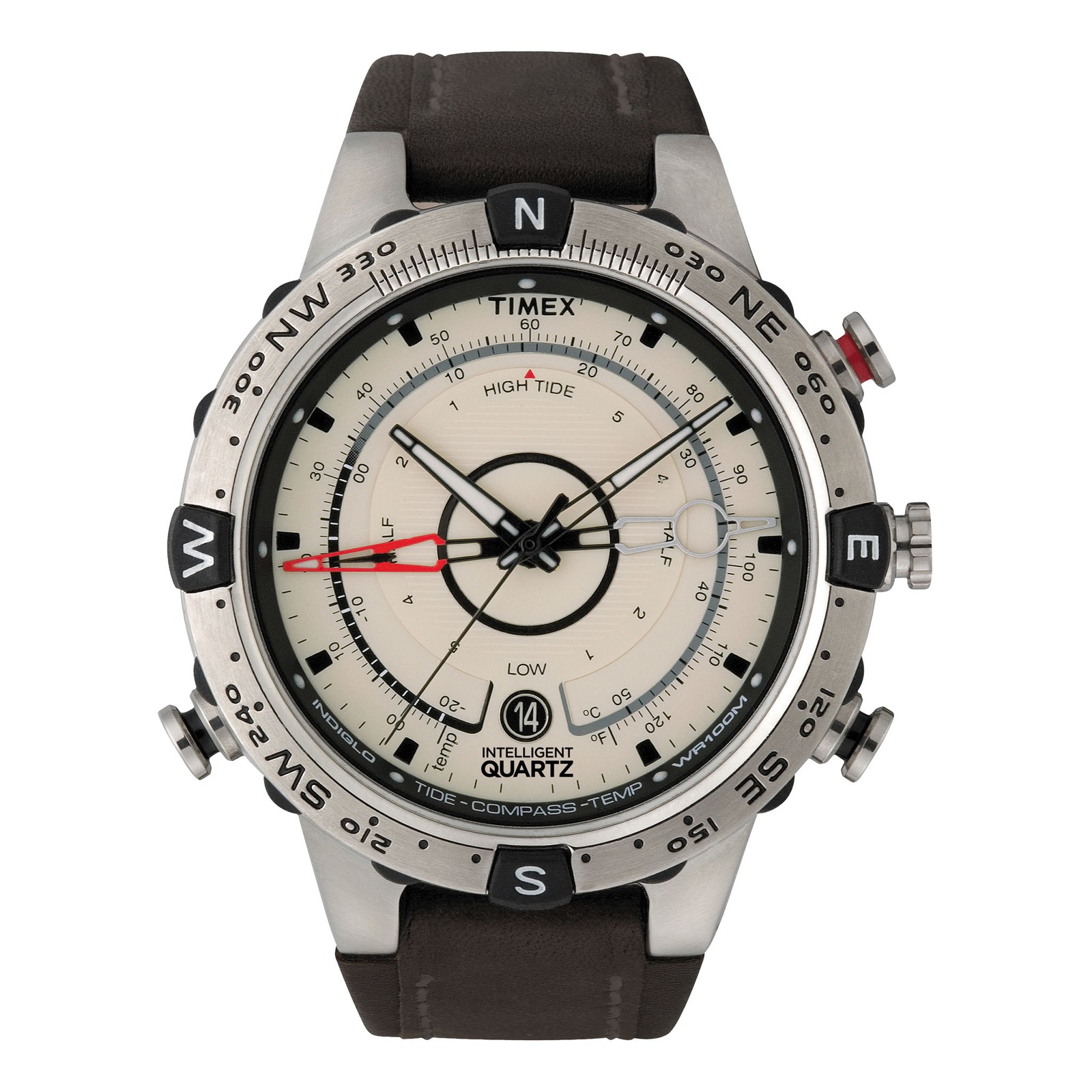 Timex Intelligent Quartz Gents Tide-Temp-Compass Watch T2N721