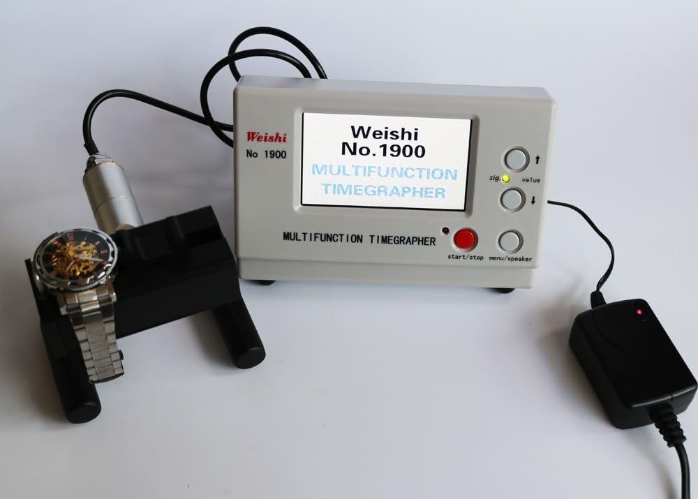 Weishi No.1900 Timegrapher Mechanical Watch Timing Machine Multifunction New