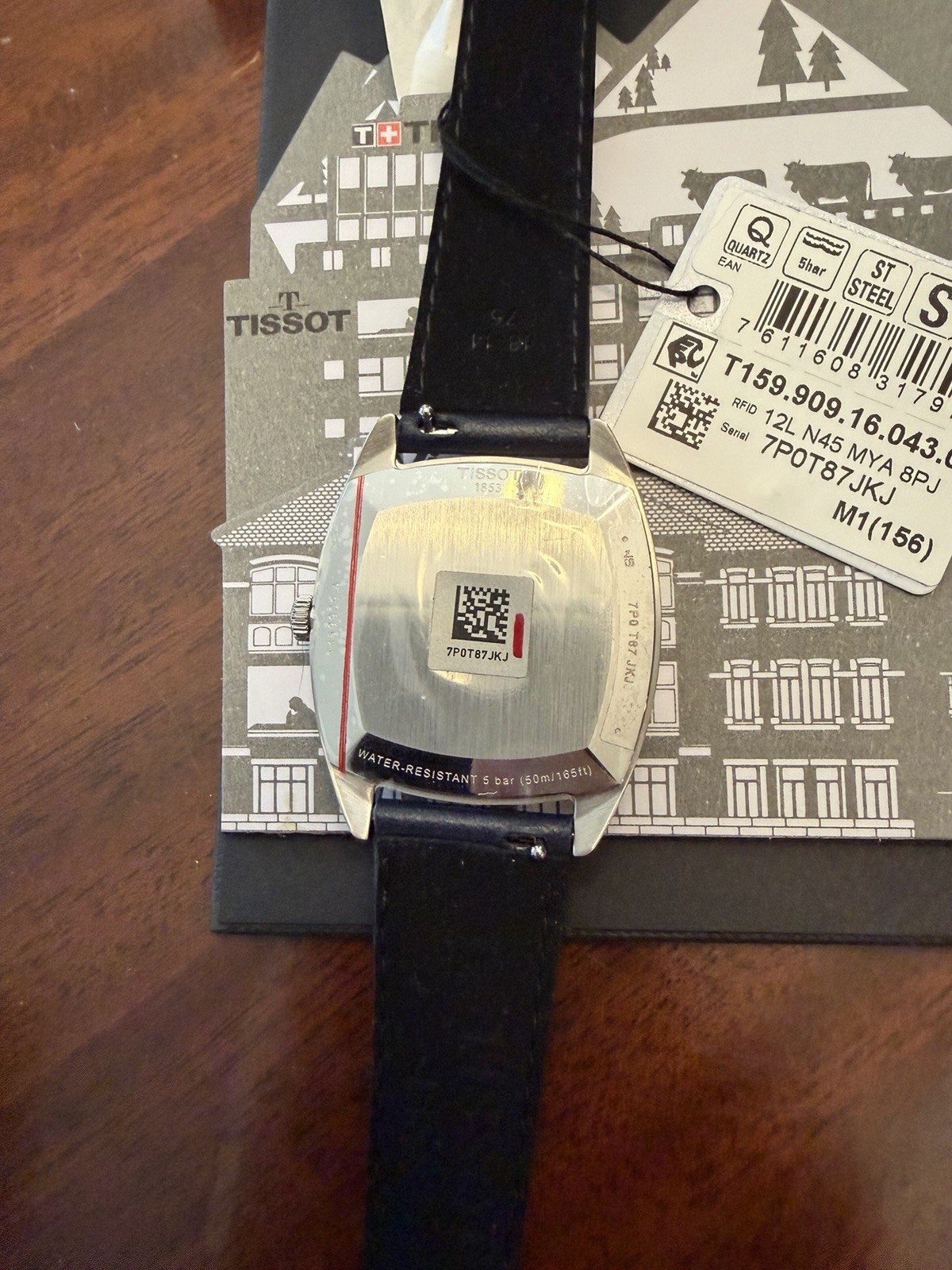 Tissot Stylist Leather Gradient Blue Band Blue Face 32mm Stainless Steel Watch